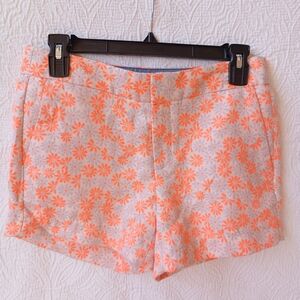 Banana Republic Factory Floral Print Denim Shorts Size 0